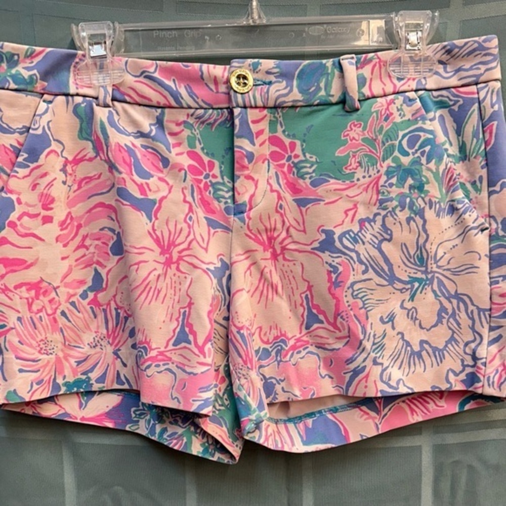 Lilly Pulitzer Vibrant Floral High Waist Shorts